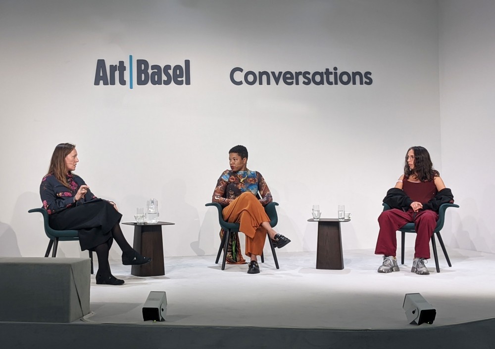 Conversation at Art Basel
