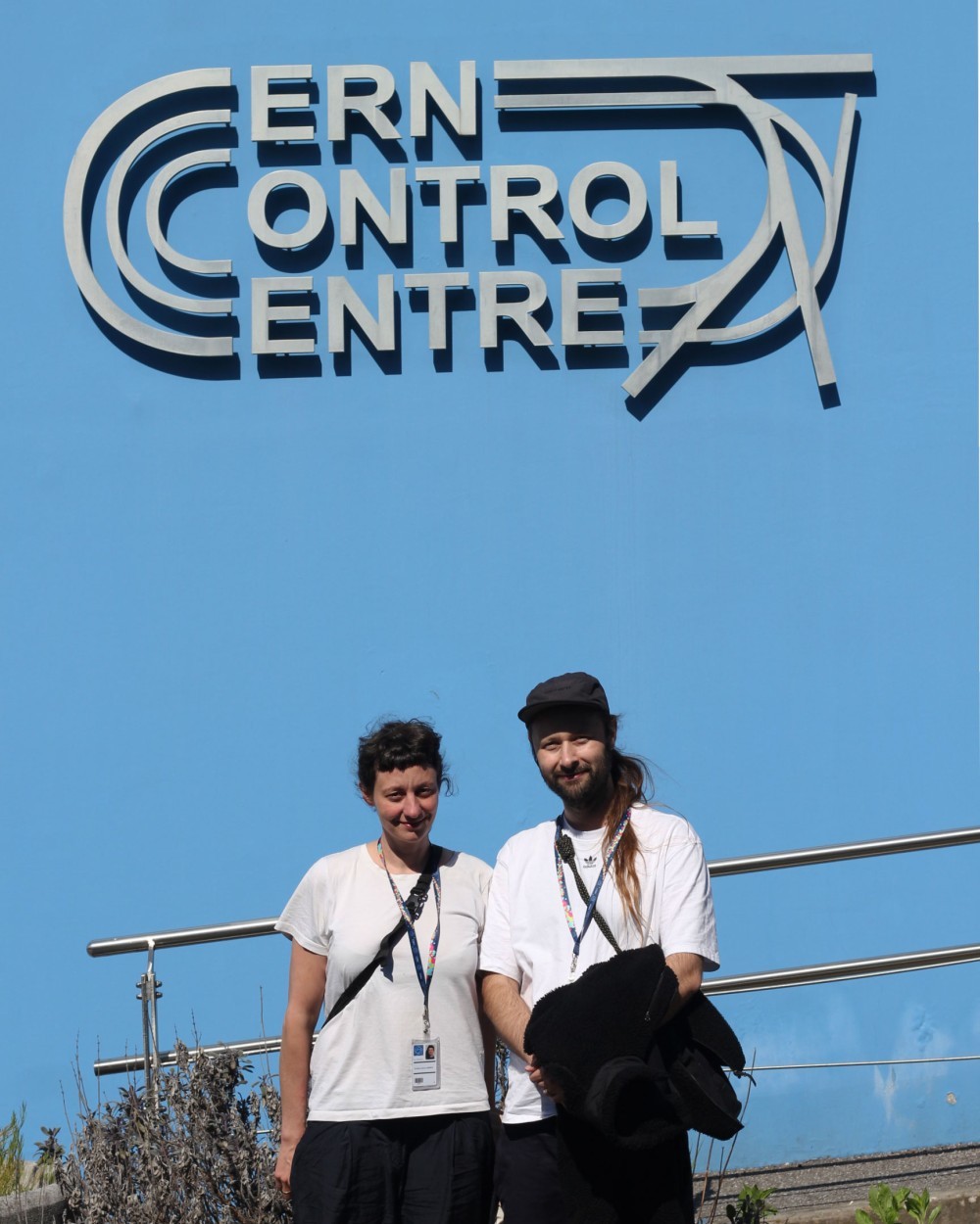 AATB at the CERN control room. Photo by Josephine Derome